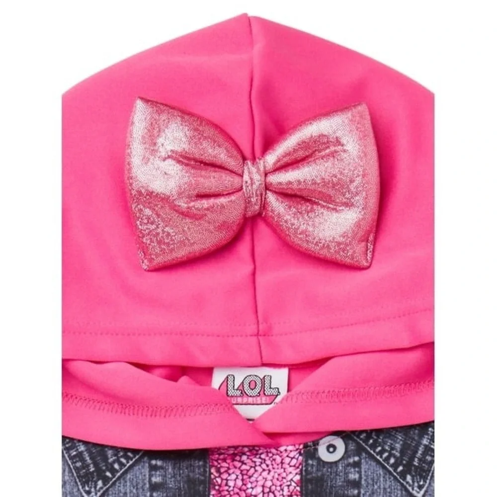 LOL Surprise DIVA Girls Short Sleeve Hooded Cosplay Dress‎ Med 7/8 L.O.L.
